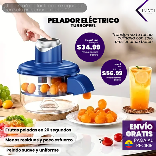 TurboPeel | Pelador Eléctrico de Frutas
